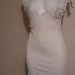 Misguided White Dress NWT